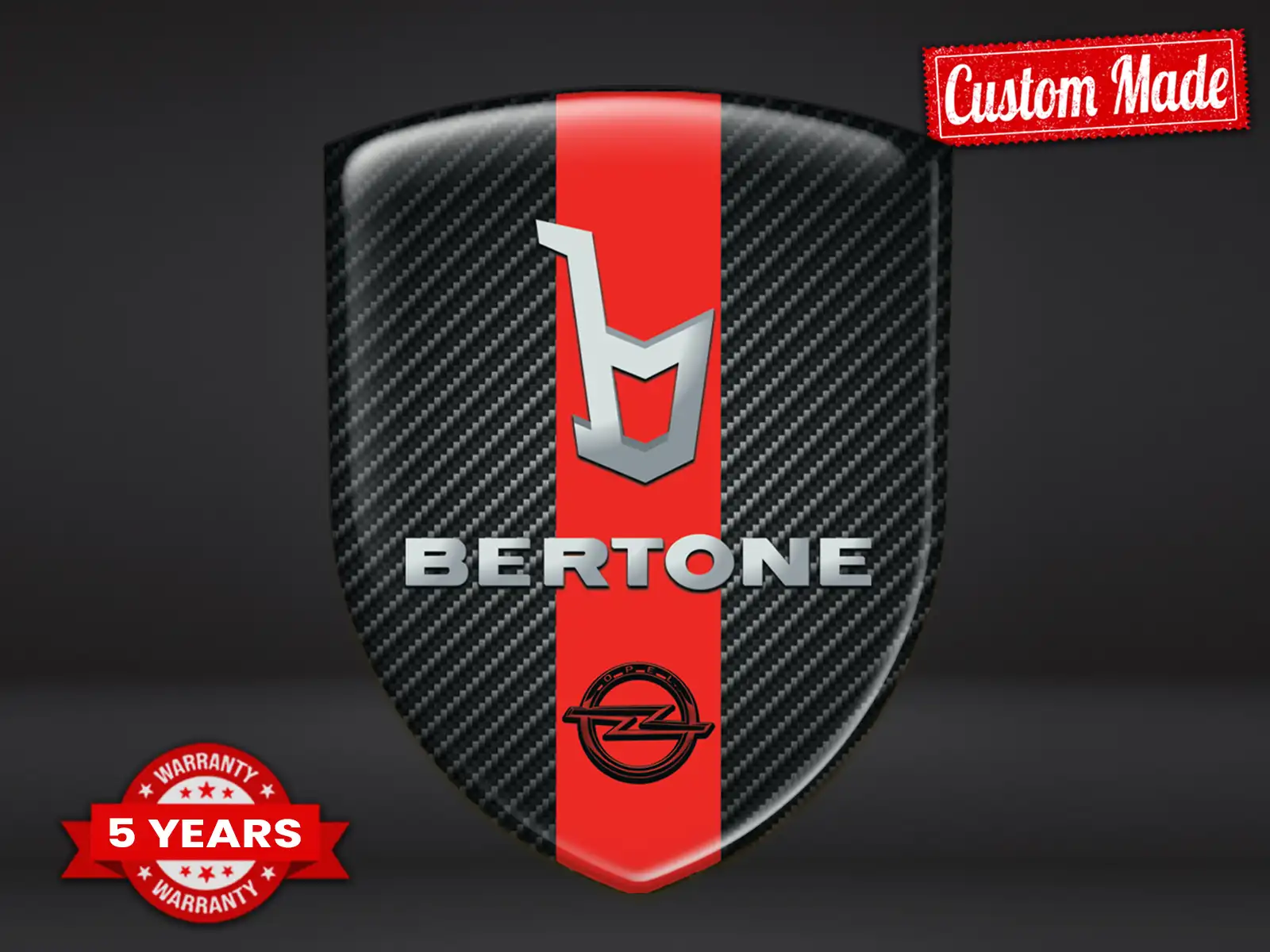Bertone Logosticker Universal Exklusiv Anpassbar